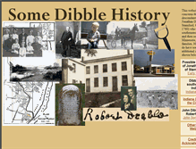 Tablet Screenshot of dibblehistory.org